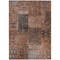 Edge Collections - 10' x 14' - Brown - Washable Patchwork Area Rug for Indoor and Outdoor Use - 1 Piece